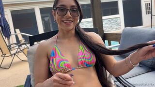 Outdoor Creampie with Thick Latina Step Sister